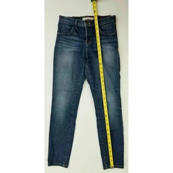 J Brand Size 26X26 Women's Maria Veruca Blue Denim Skinny Jeans Made in the USA - Picture 12 of 13